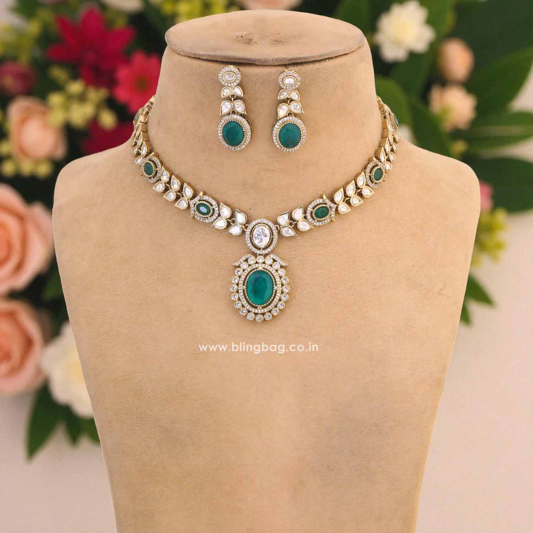 Emerald Myria Victorian Jewellery Set - New Arrival