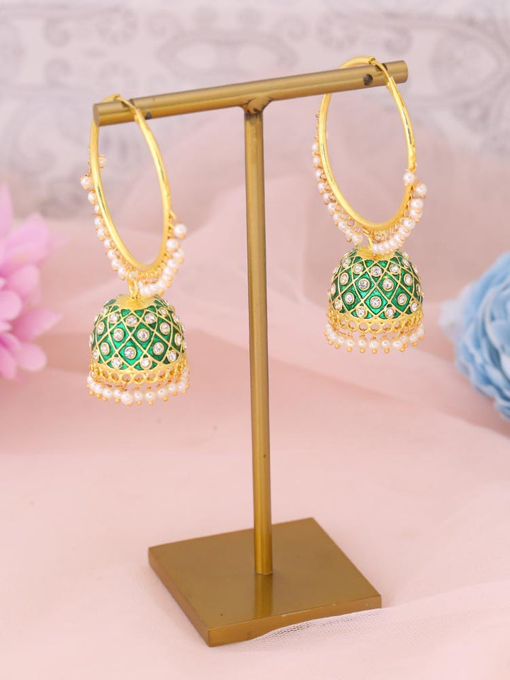 Emerald Mythri Jhumkis