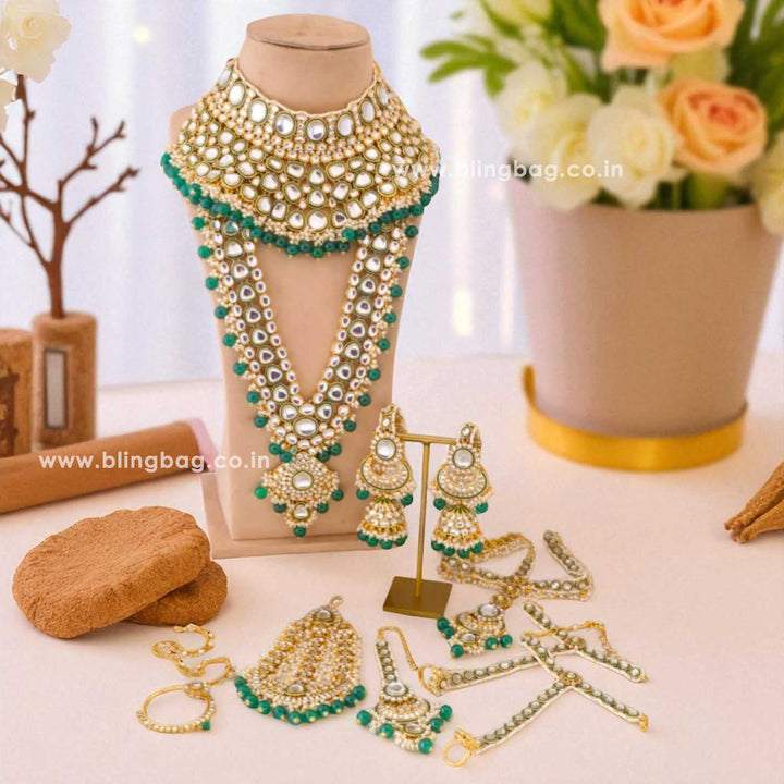 Emerald Nandhini Bridal Jewellery Set