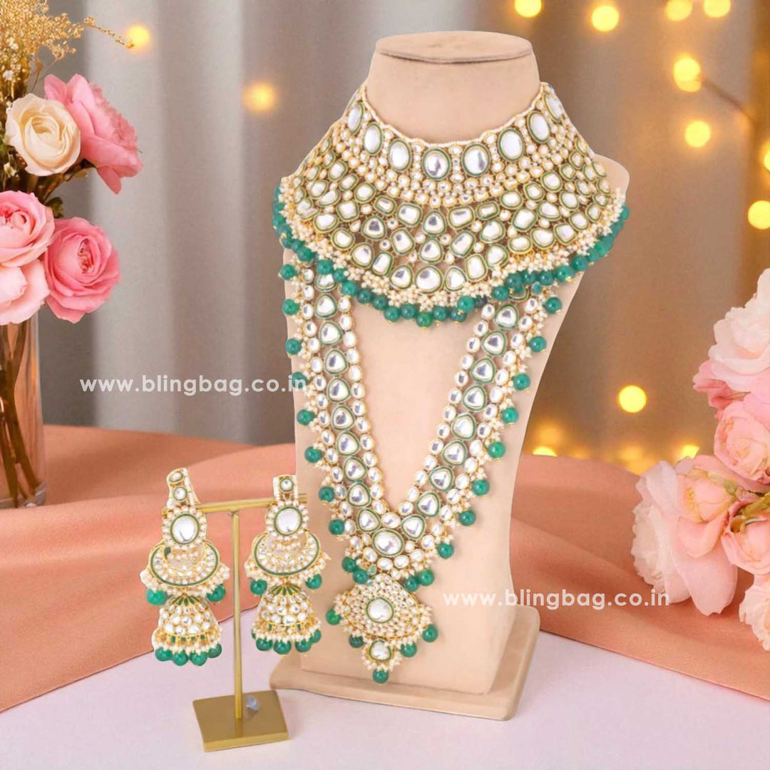 Emerald Nandhini Bridal Jewellery Set