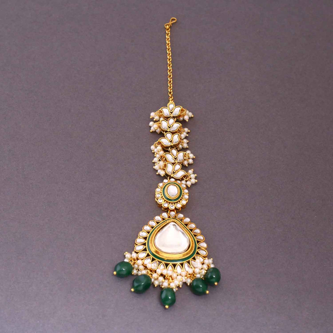 Emerald Narmida Bridal Jewellery Set