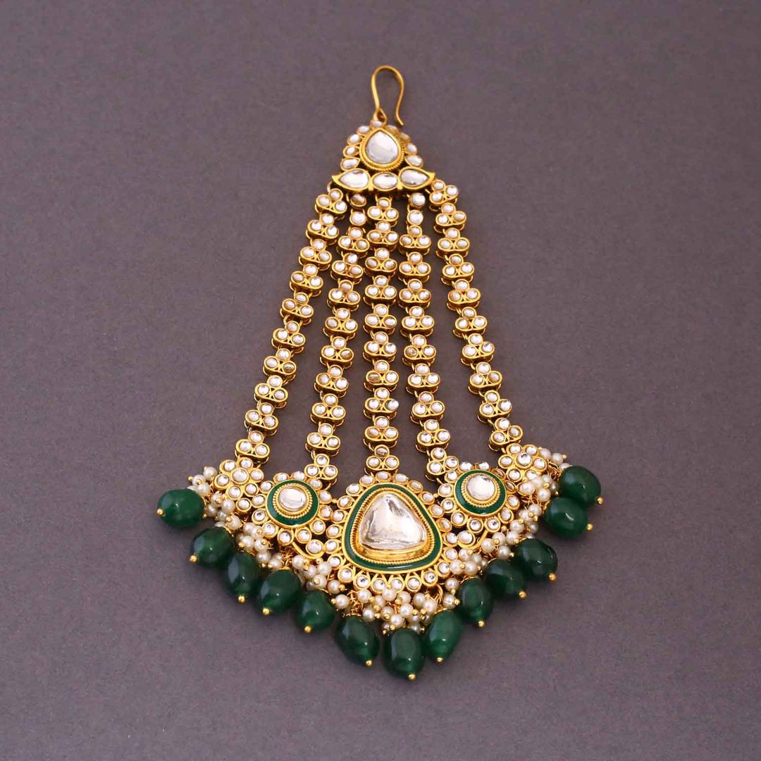 Emerald Narmida Bridal Jewellery Set