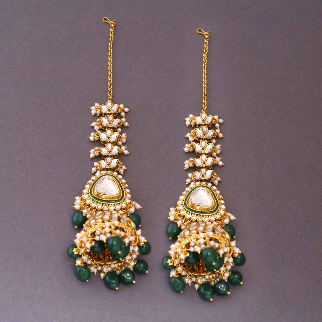 Emerald Narmida Bridal Jewellery Set