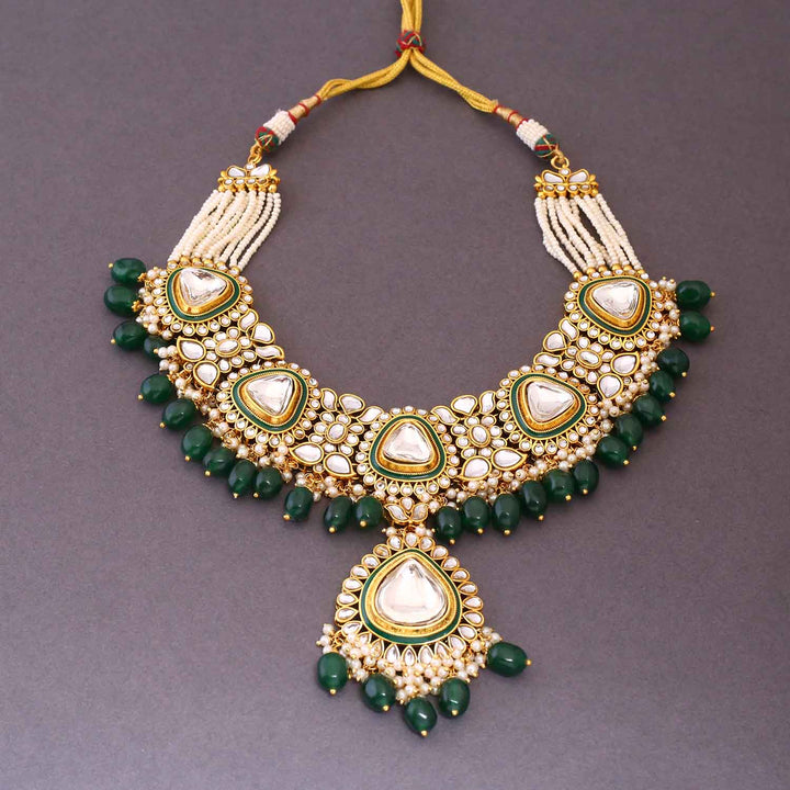 Emerald Narmida Bridal Jewellery Set