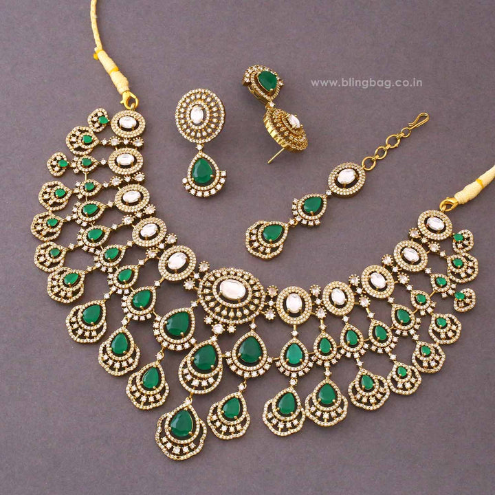 Emerald Natalya Victorian Jewellery Set - New Arrival