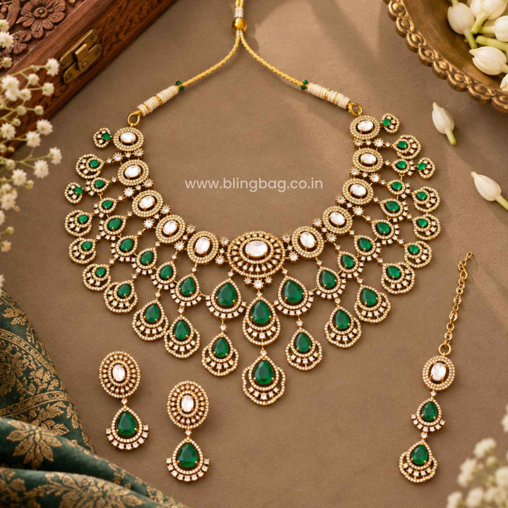 Emerald Natalya Victorian Jewellery Set - New Arrival