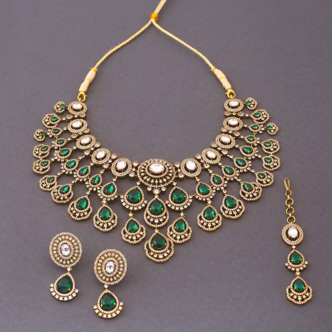 Emerald Natalya Victorian Jewellery Set - New Arrival