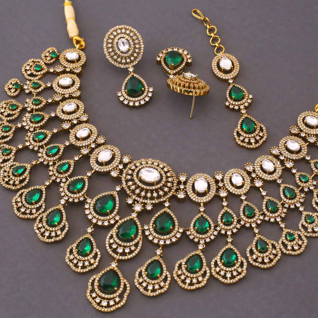 Emerald Natalya Victorian Jewellery Set - New Arrival