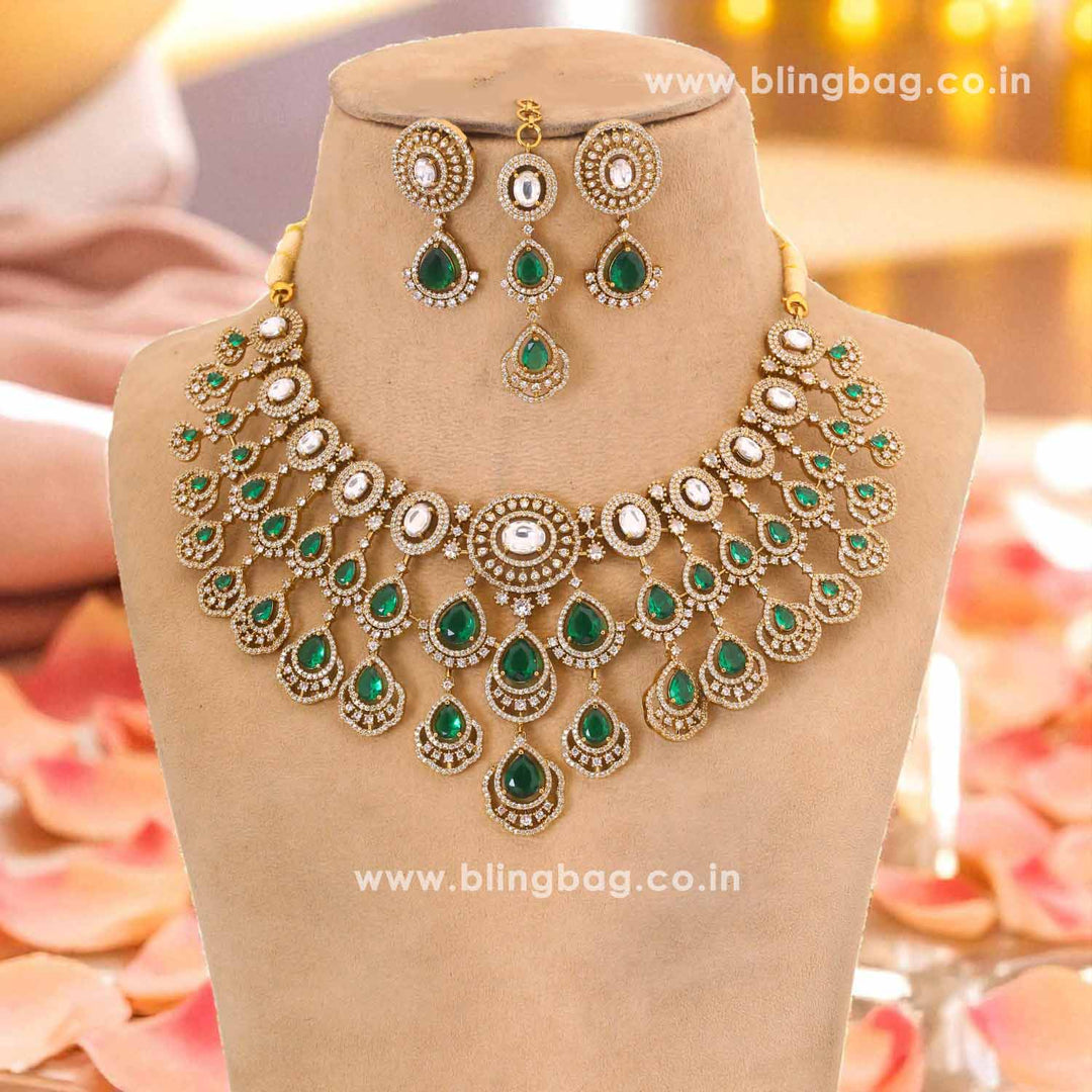 Emerald Natalya Victorian Jewellery Set - New Arrival