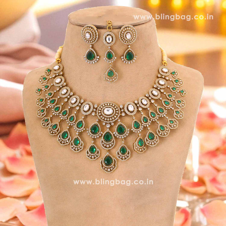 Emerald Natalya Victorian Jewellery Set - New Arrival