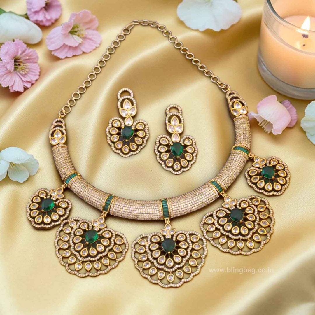 Emerald Nathaniel Hasli Victorian Jewellery Set- New Arrivals