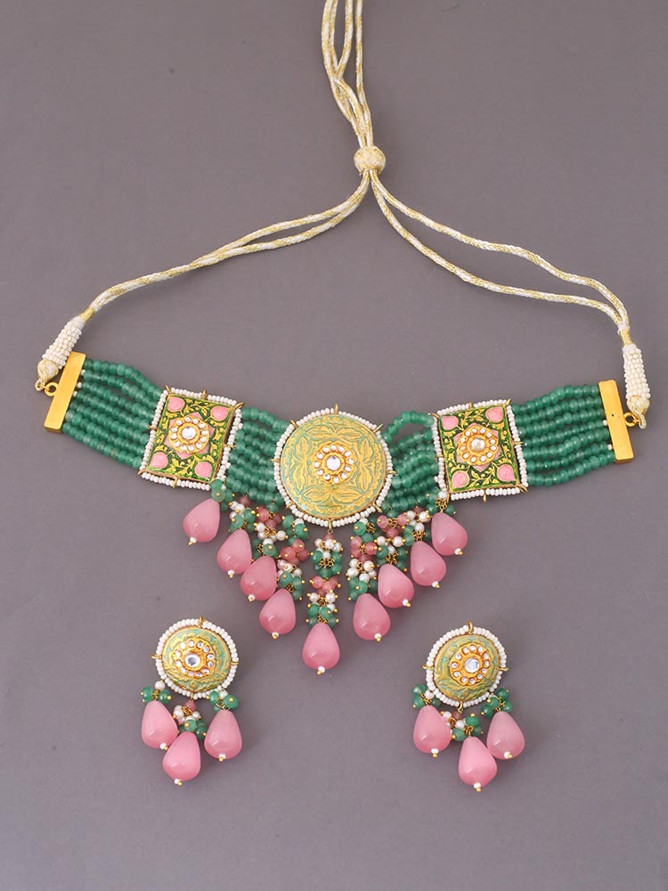 Emerald Naveen Jewellery Set