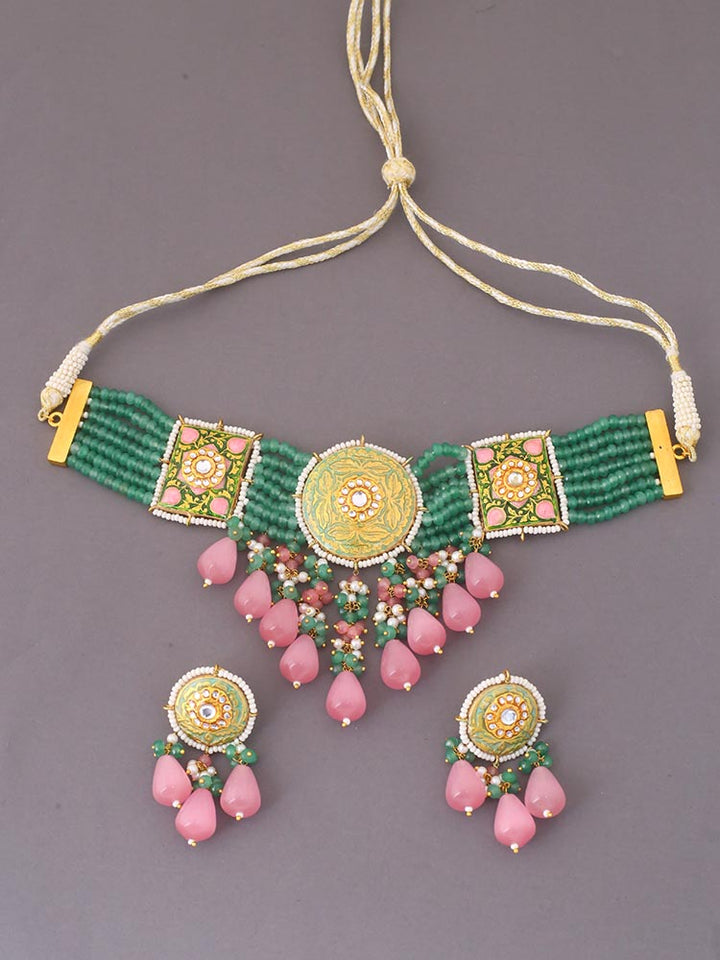 Emerald Naveen Jewellery Set