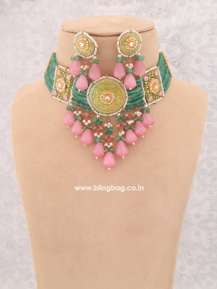 Emerald Naveen Jewellery Set