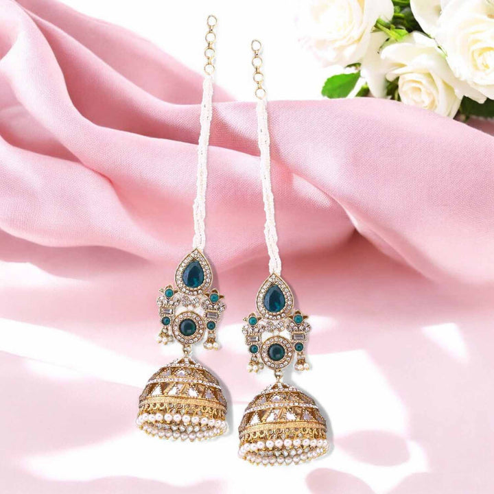 Emerald NeharI Sahara Jhumkis