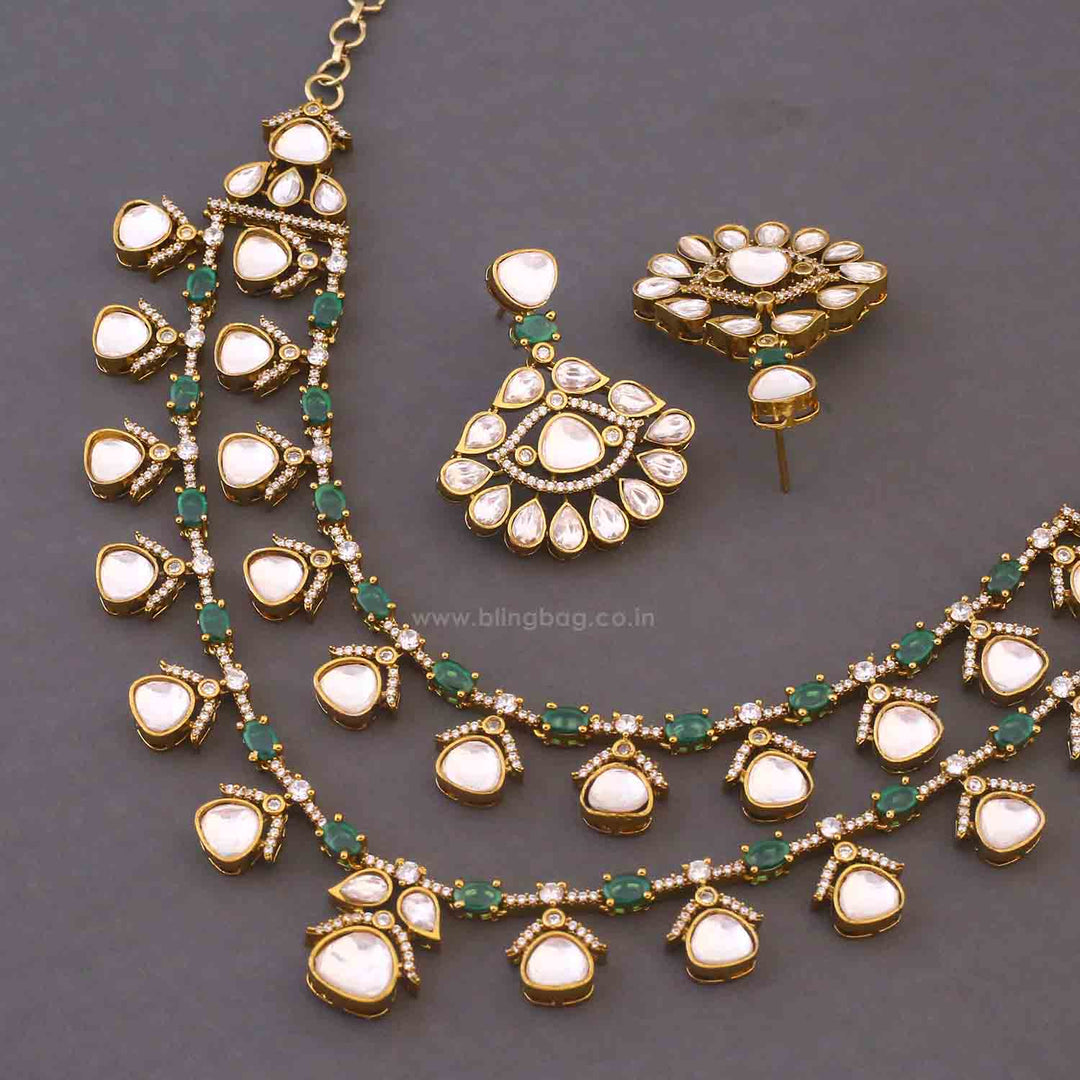 Emerald Nelli Victorian Jewellery Set - New Arrival