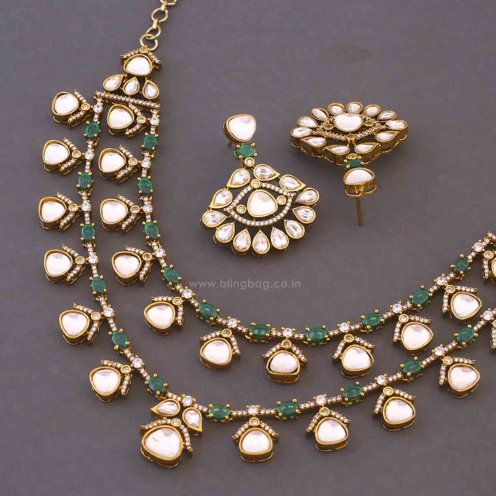 Emerald Nelli Victorian Jewellery Set - New Arrival