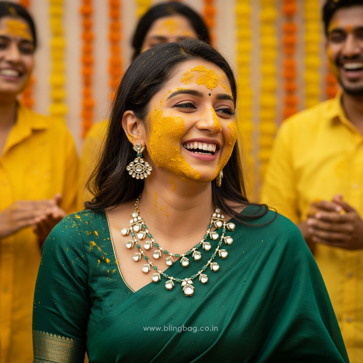 Emerald Nelli Victorian Jewellery Set - New Arrival