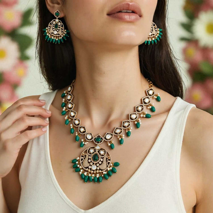 Emerald Nika Victorian Jewellery Set - New Arrival