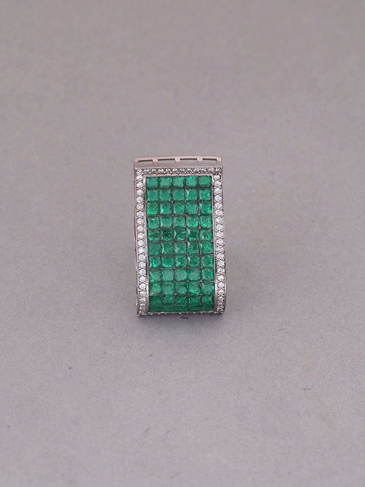 Emerald Niki Zirconia Ring