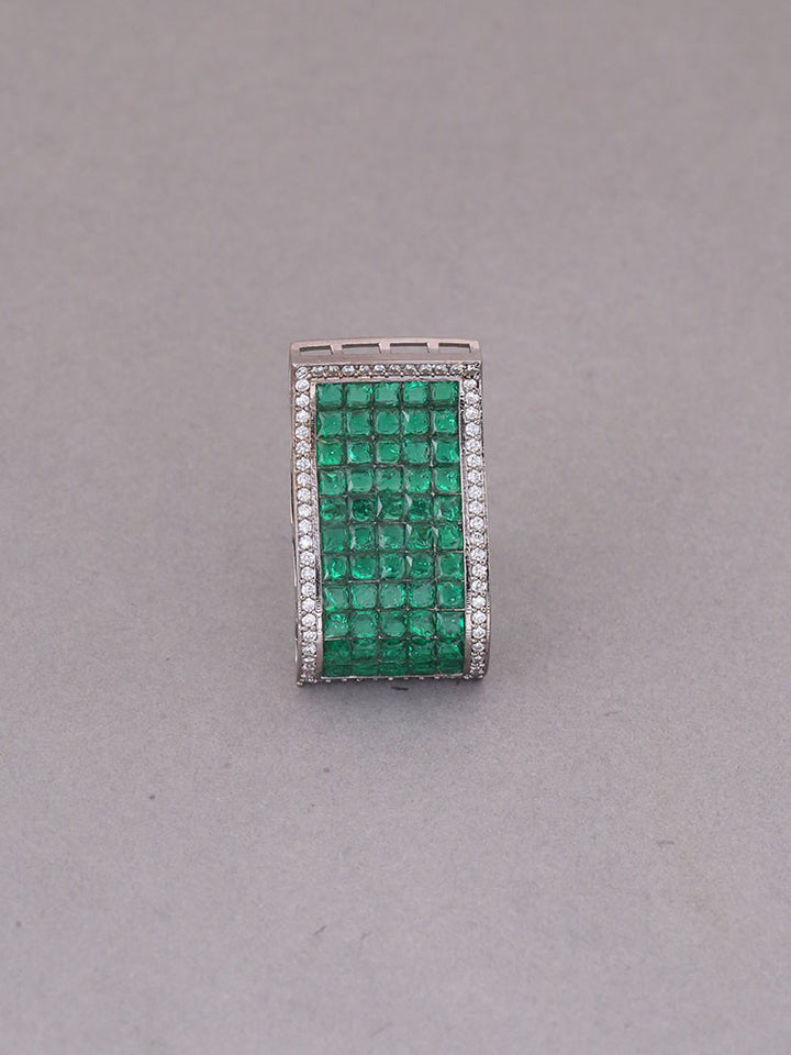 Emerald Niki Zirconia Ring