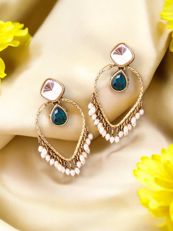 Emerald Nilambari Danglers