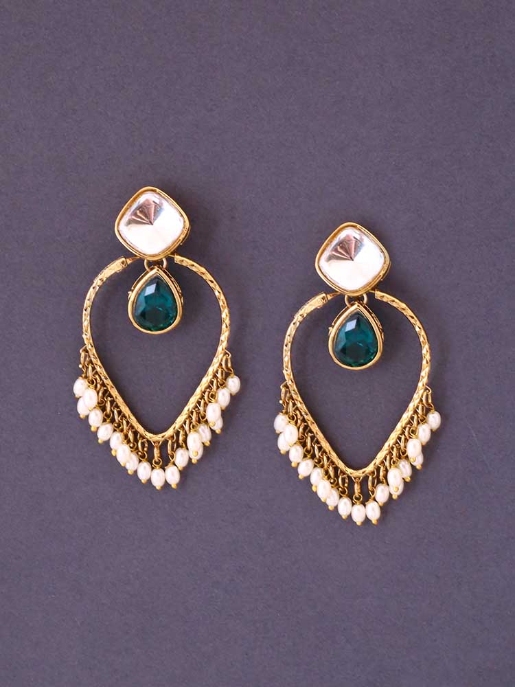 Emerald Nilambari Danglers