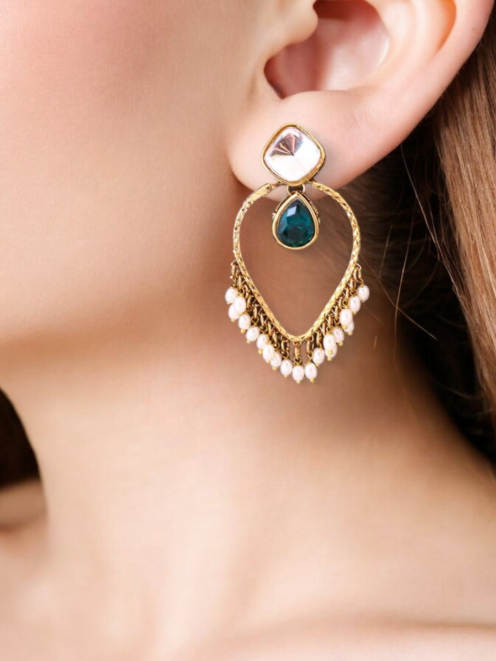 Emerald Nilambari Danglers