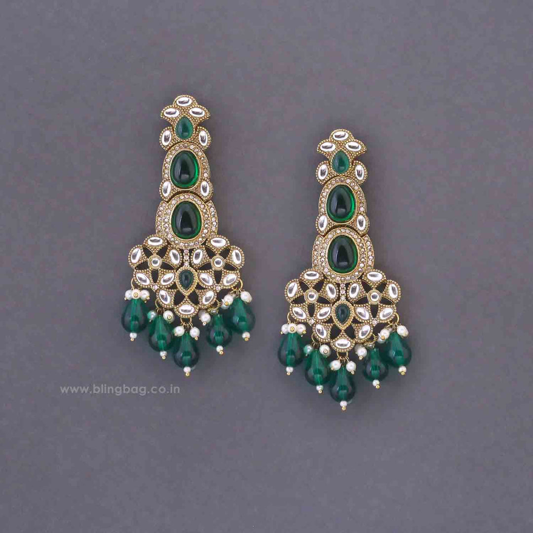 Emerald Nira Danglers