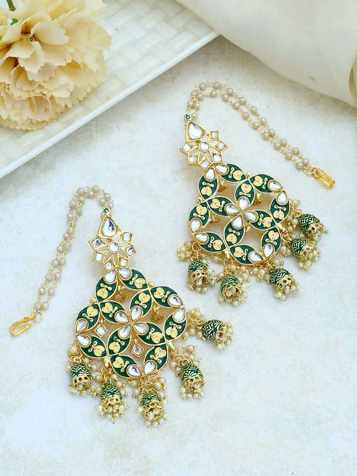 Emerald Nisha Jhumkis