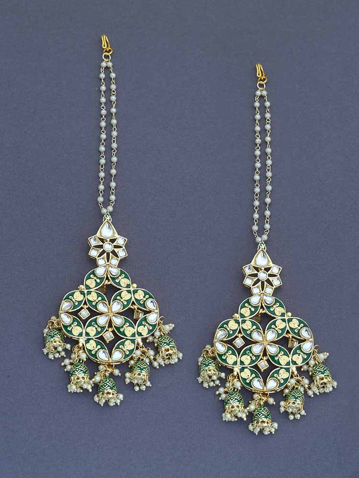 Emerald Nisha Jhumkis