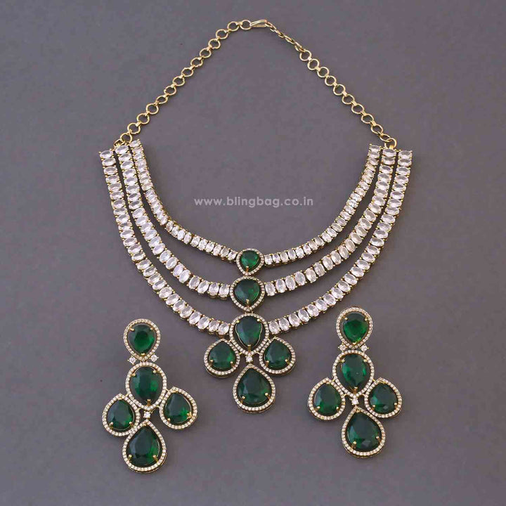 Emerald Nolaira Victorian Jewellery Set - New Arrival