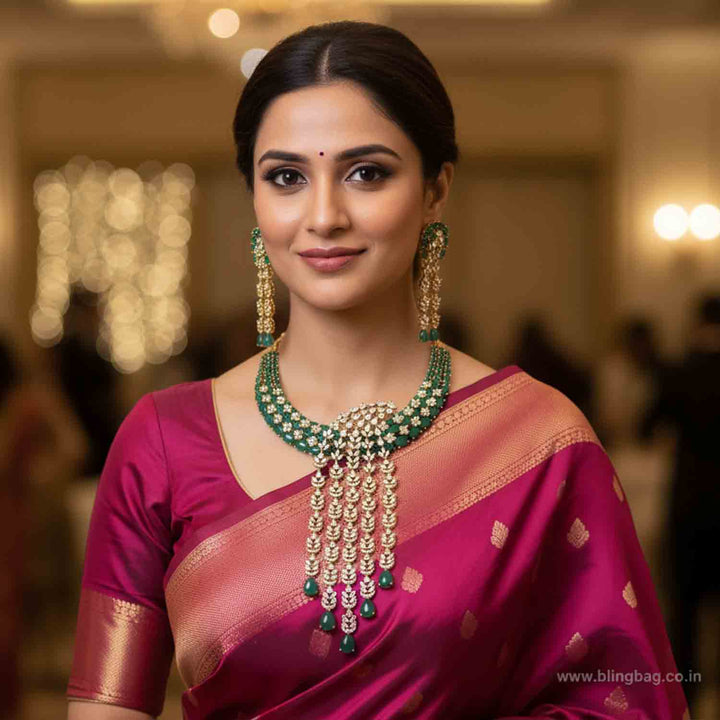 Emerald Norabeth Hasli Victorian Jewellery Set