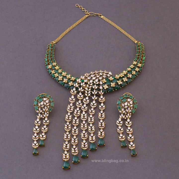 Emerald Norabeth Hasli Victorian Jewellery Set