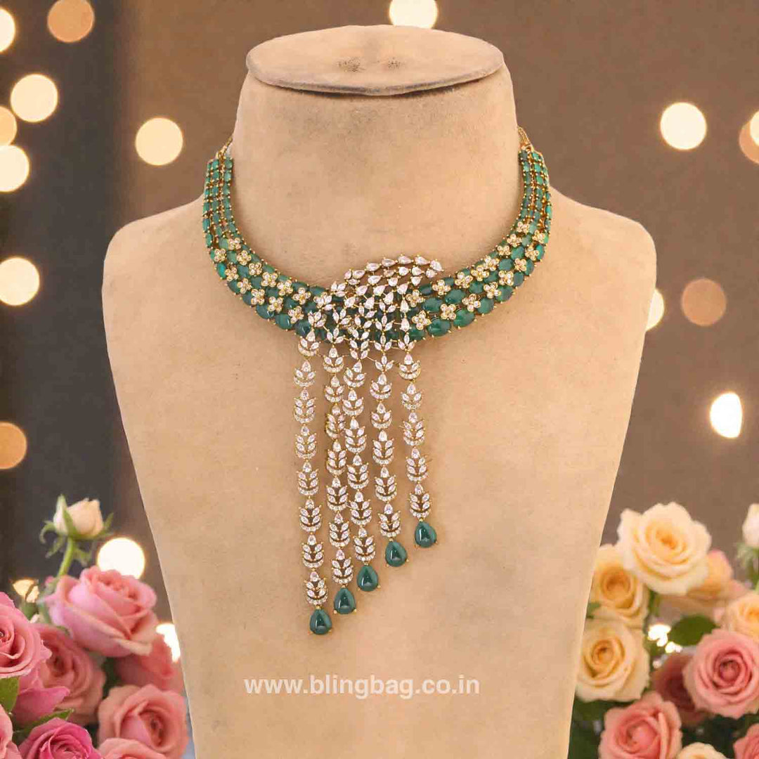 Emerald Norabeth Hasli Victorian Jewellery Set