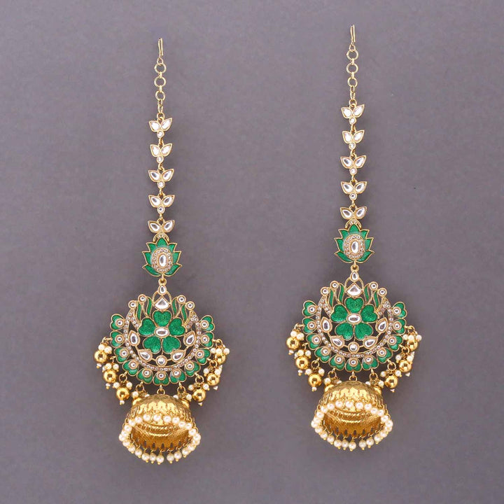 Emerald Omvati Sahara Jhumkis