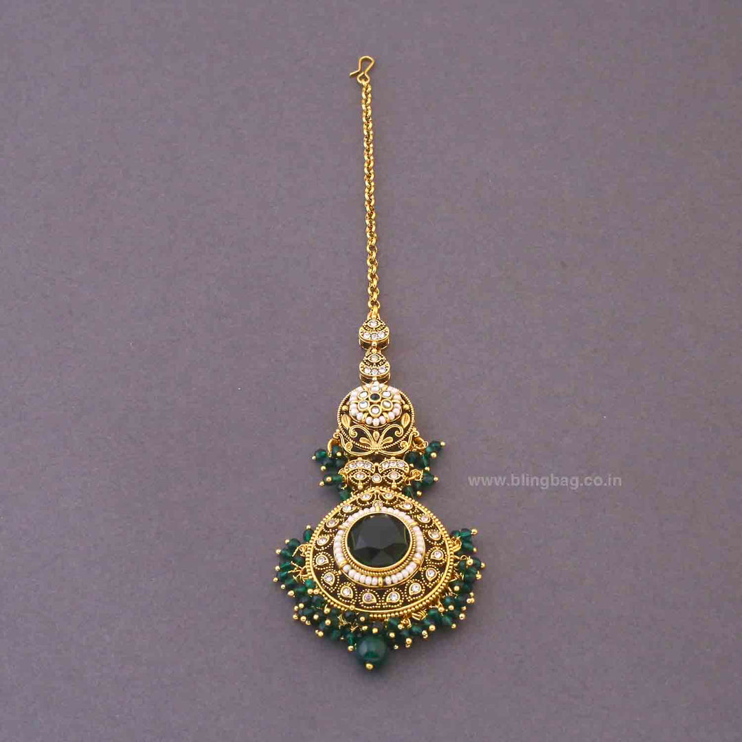 Emerald Opalina Bridal Jewellery Set