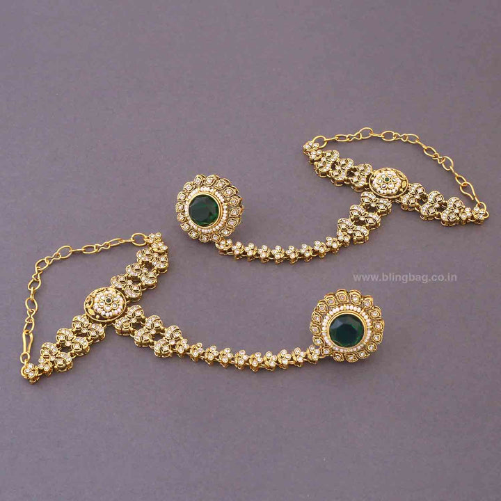 Emerald Opalina Bridal Jewellery Set