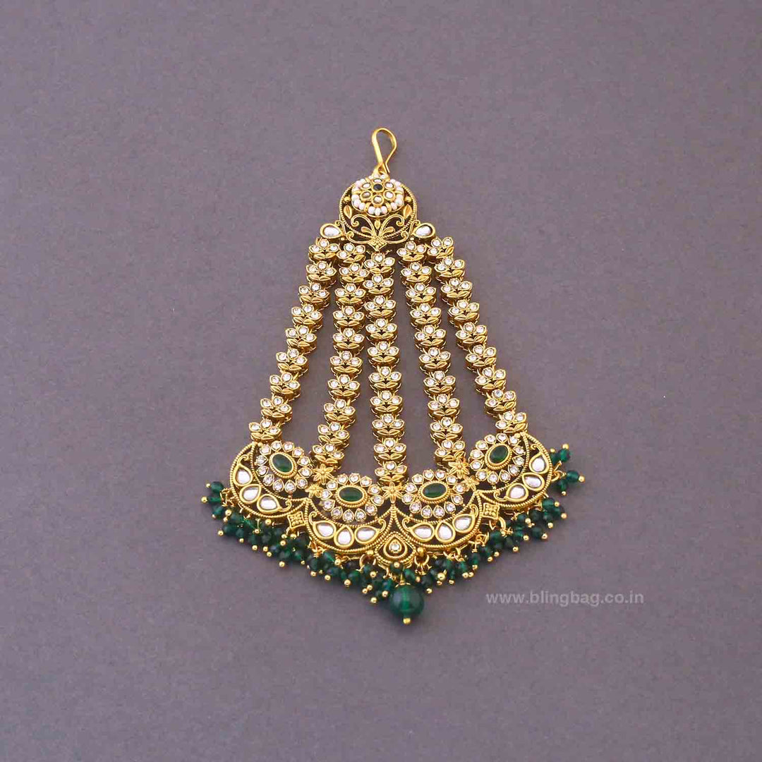 Emerald Opalina Bridal Jewellery Set