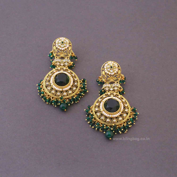 Emerald Opalina Bridal Jewellery Set