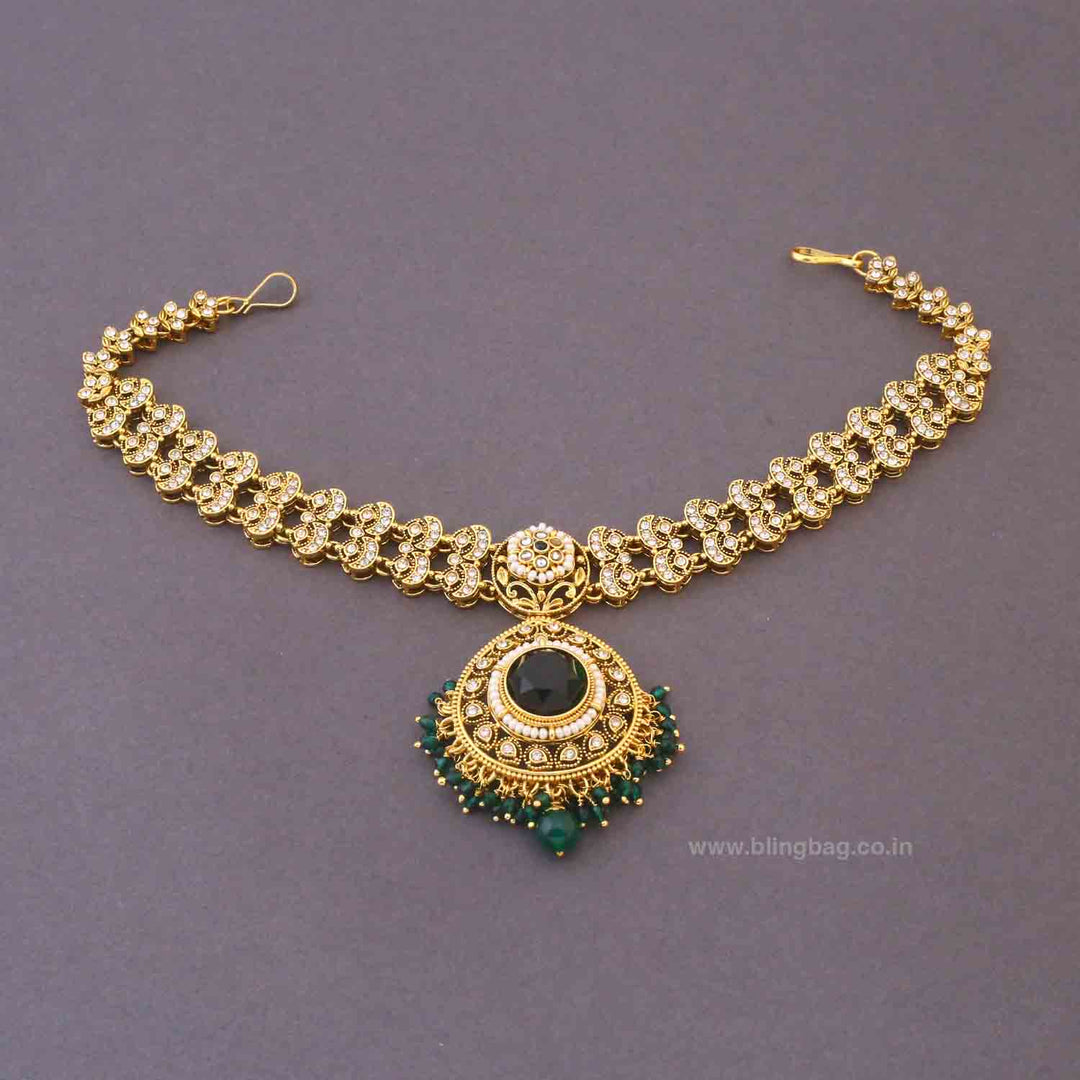 Emerald Opalina Bridal Jewellery Set