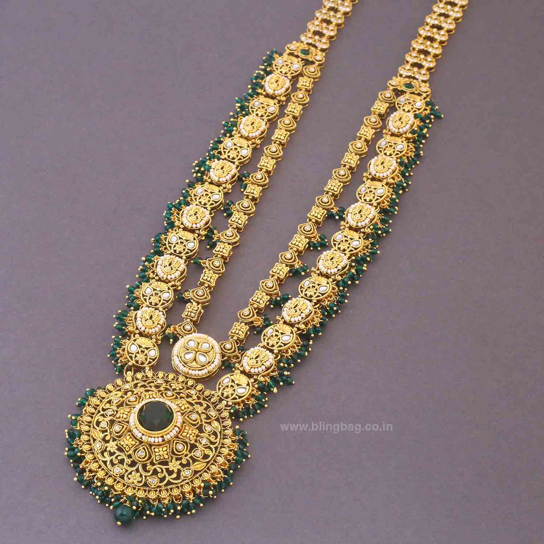Emerald Opalina Bridal Jewellery Set