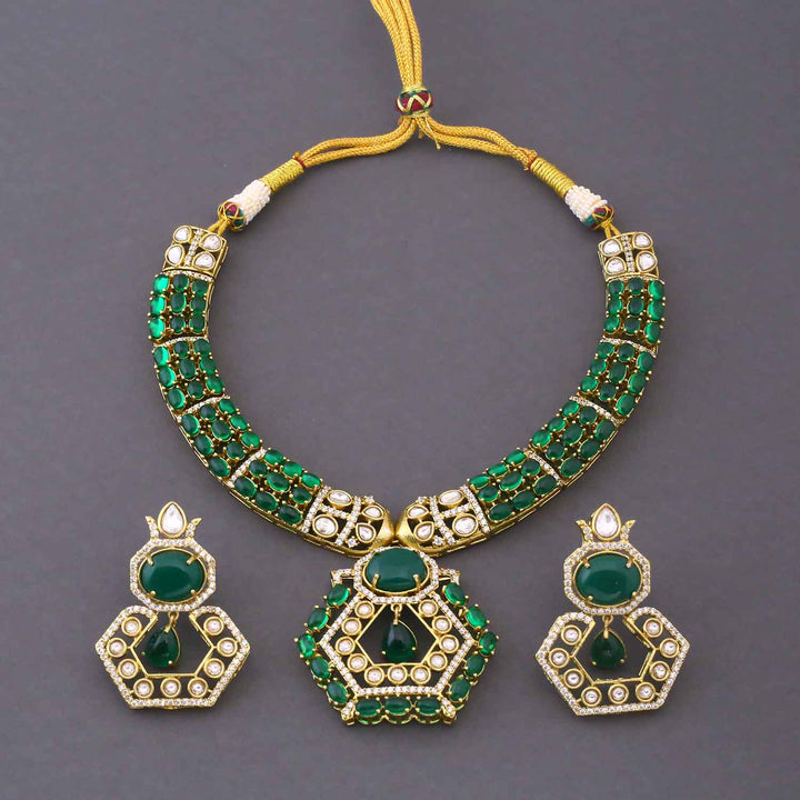 Emerald Ophelia Victorian Jewellery Set - New Arrival