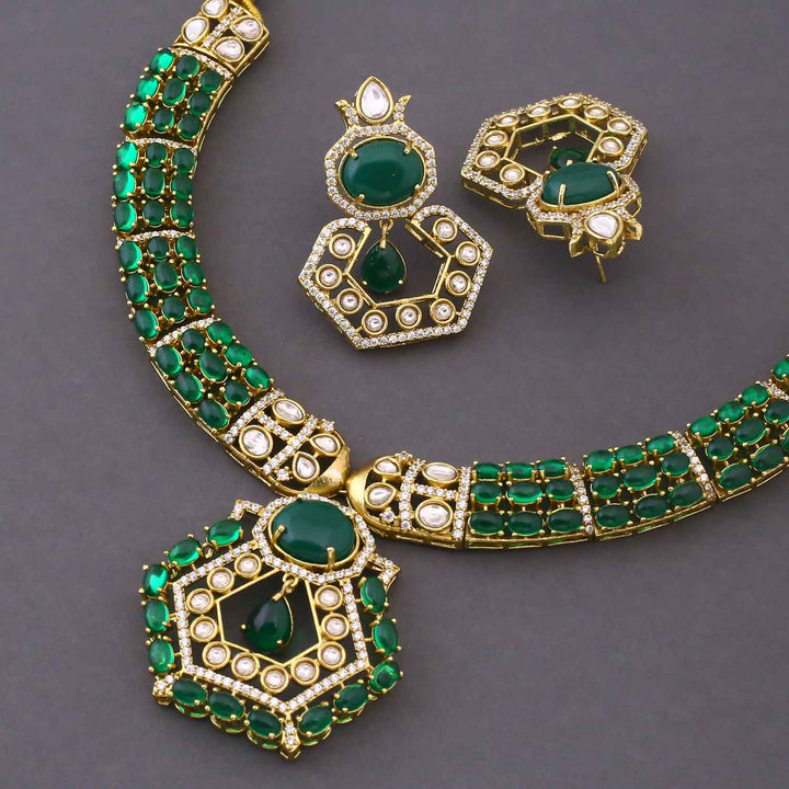 Emerald Ophelia Victorian Jewellery Set - New Arrival