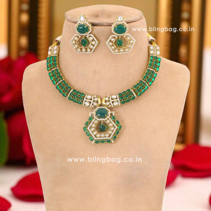 Emerald Ophelia Victorian Jewellery Set - New Arrival