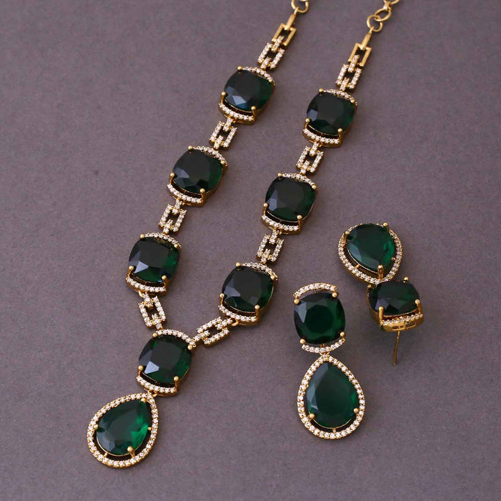 Emerald Oriana Victorian Jewellery Set- New Arrival