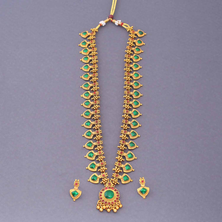 Emerald Orosya Antique Jewellery Set - New Arrival
