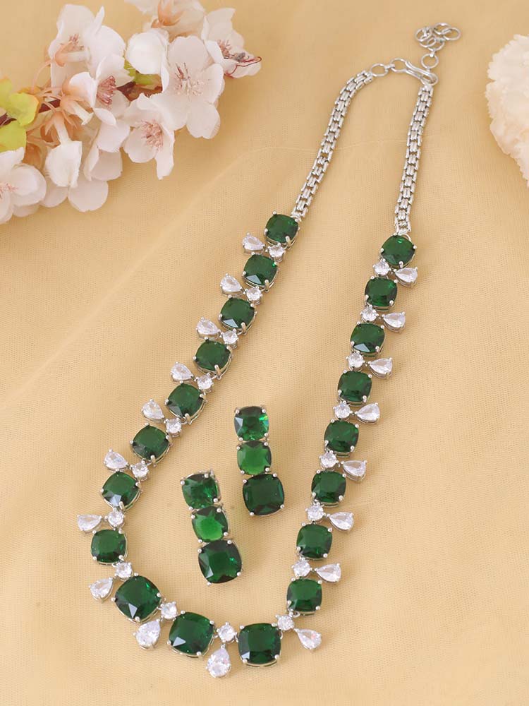 Emerald Orpah Zirconia Jewellery Set