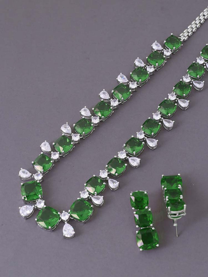 Emerald Orpah Zirconia Jewellery Set
