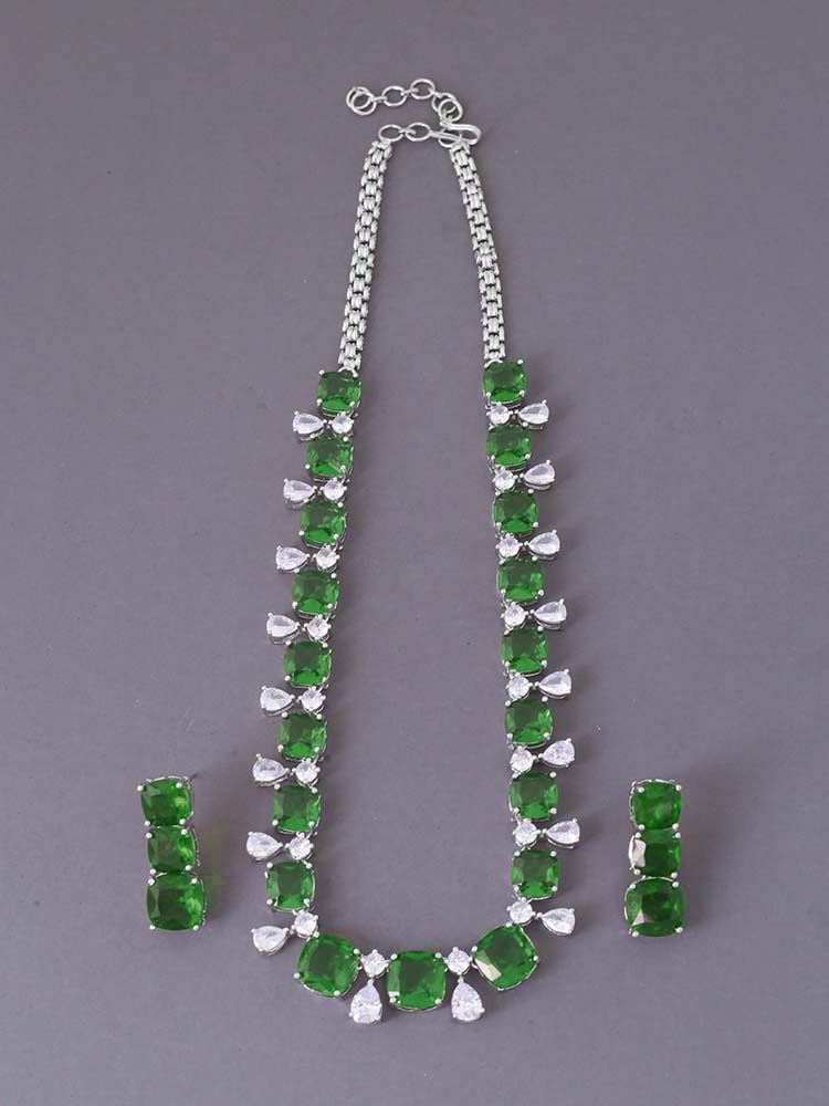 Emerald Orpah Zirconia Jewellery Set